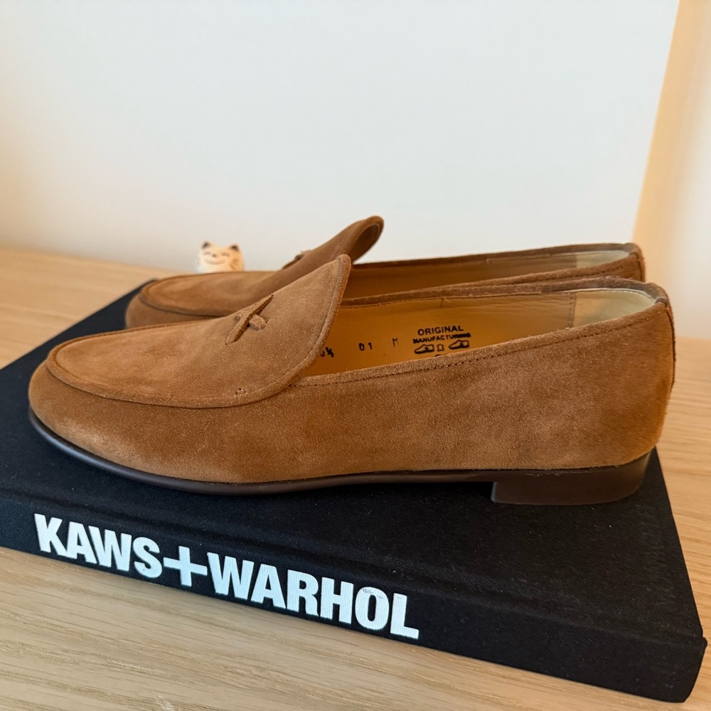 Brown Suede Loafers